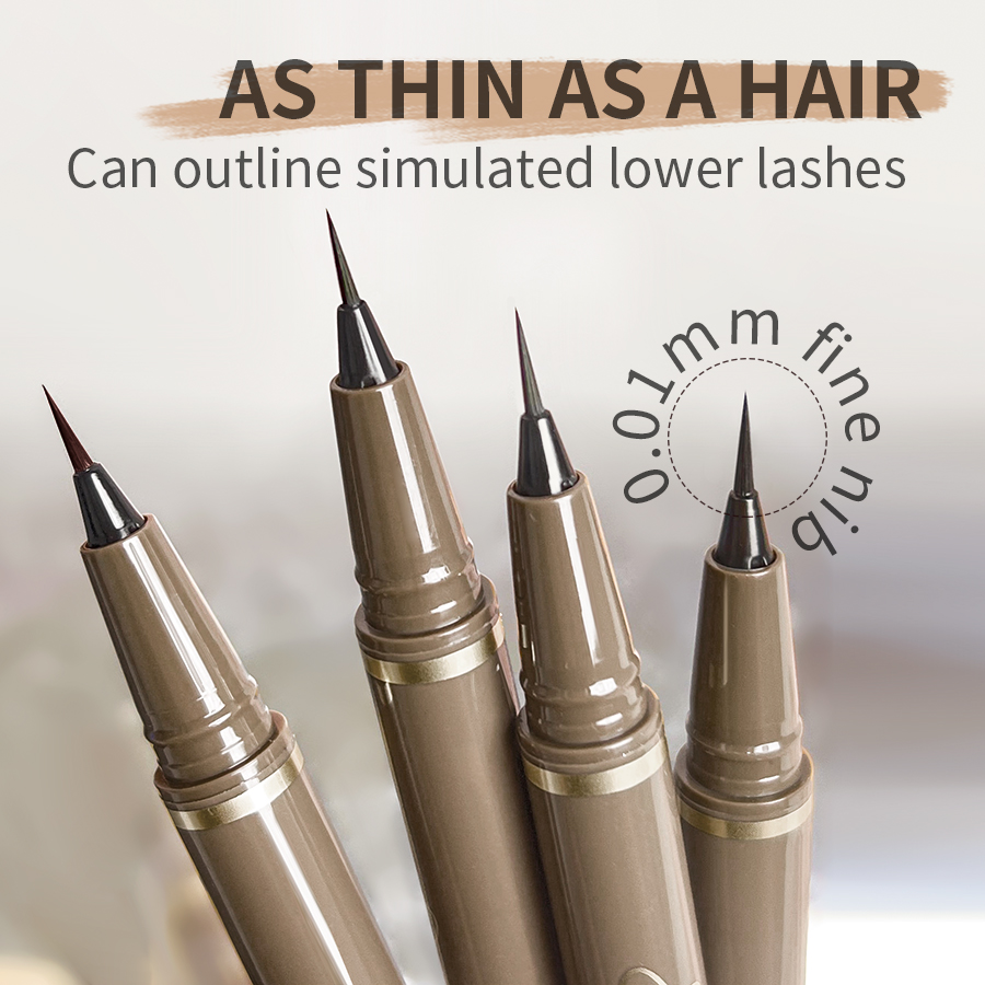Waterproof Liquid Eyeliner Pen - Gladde zeer fijne eyeliner-pen Langwerkende, sneldrogende