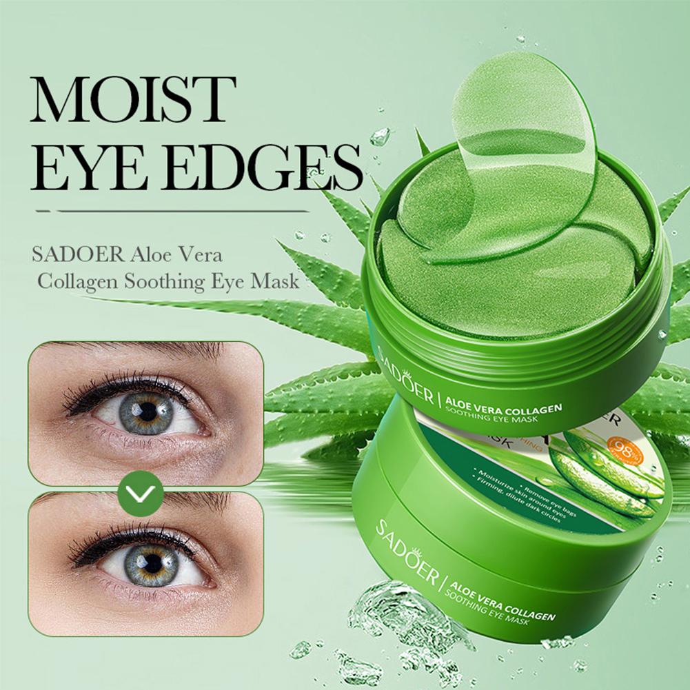 Collagen Under Eye Patches - 60 stks Aloë Vera Collageen Onder