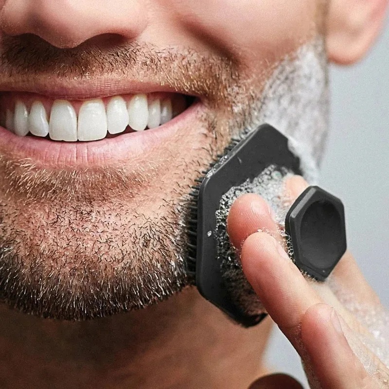 Silicone Face Scrubber Electric - 1 siliconen gezichtsreinigingsborstel, siliconen miniatuur gezichtsreiniger