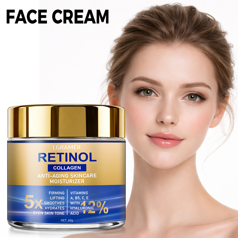 Retinol Anti Wrinkle Cream - Retinol Gezichtscrème Hydraterende Rimpel Remover Collageen