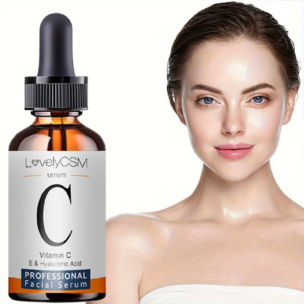Hyaluronic Acid Facial Serum - Gezichtsserum Vitamine C Vloeibare Serum Anti-Aging