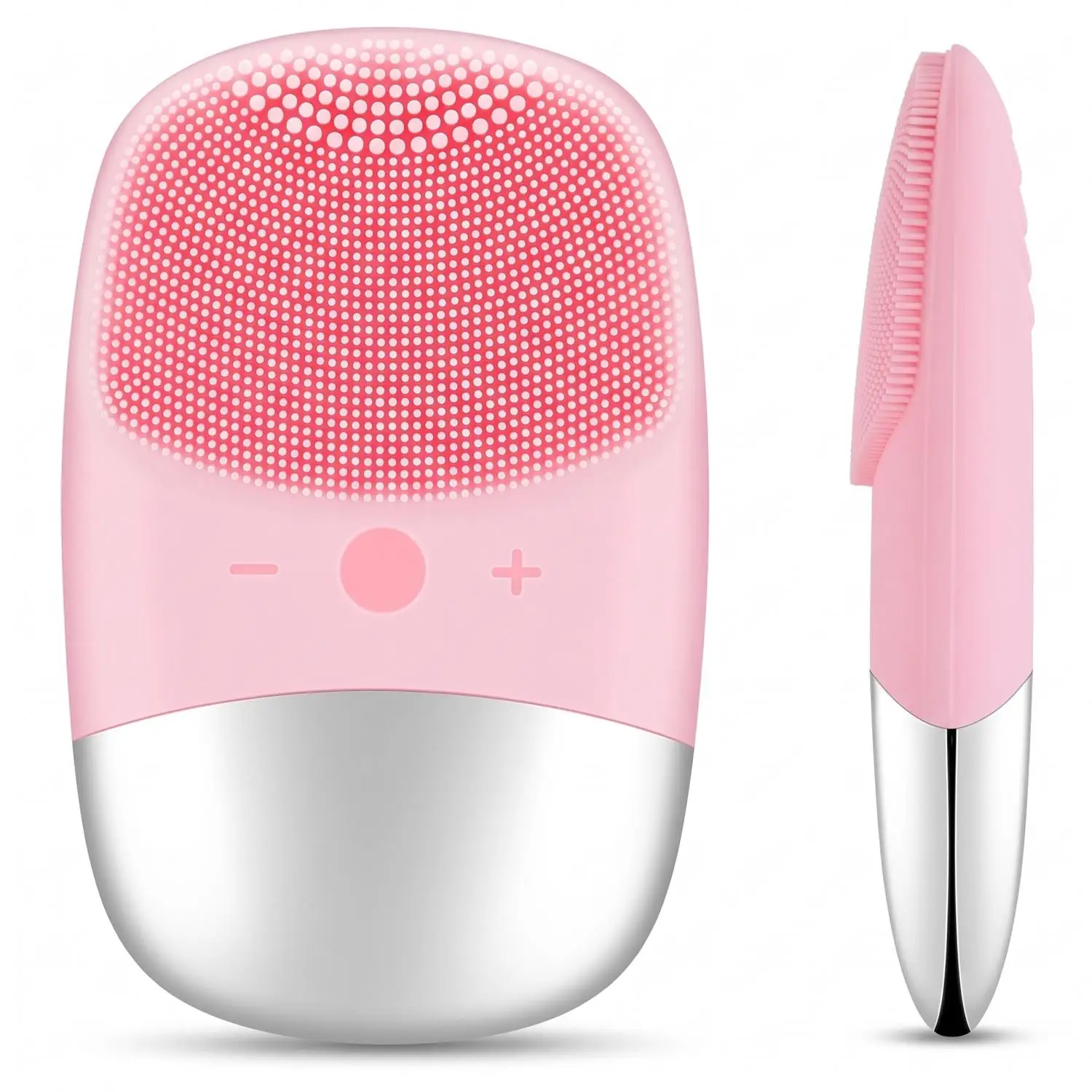 Silicone Face Scrubber Electric - Elektrische siliconen gezichtsreinigingsborstel, ultrasone vibratiemassage dieptereinigingsapparaat,