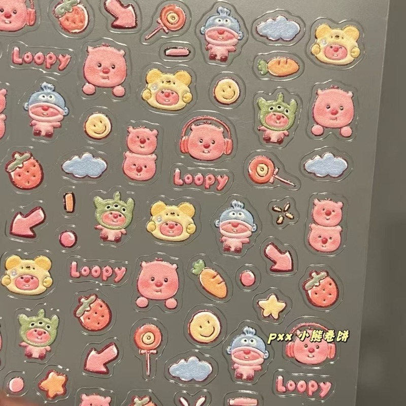 Loopy 3D reliëfsticker, transp - Nail Art recensie en prijs