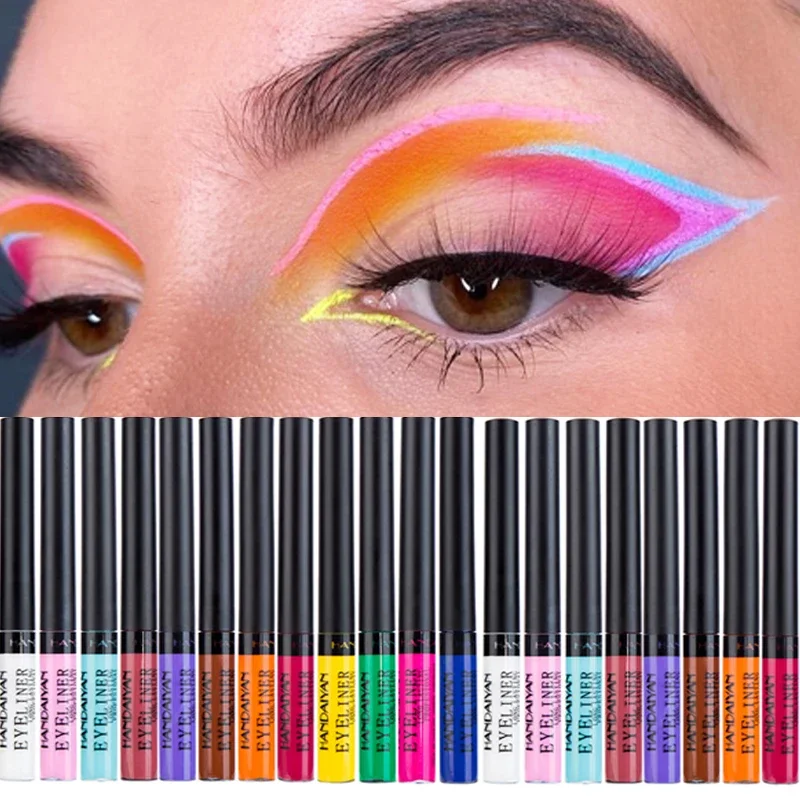 12 Kleuren Kleurrijke Vloeibar - Waterproof Liquid Eyeliner Pen recensie en prijs