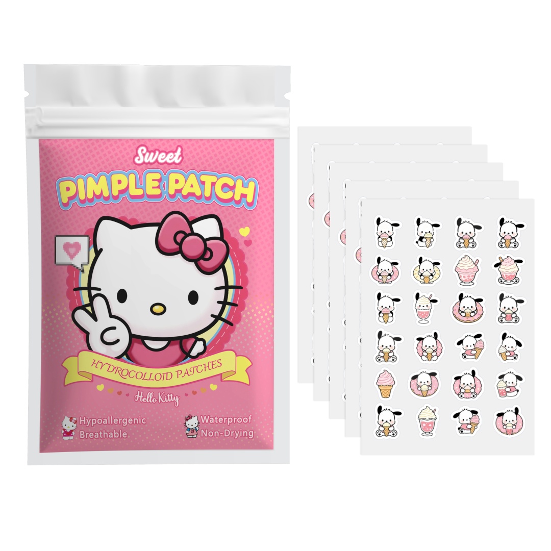 48/120PCS hello kitty acneplei - Hydrocolloid Pimple Patch recensie en prijs