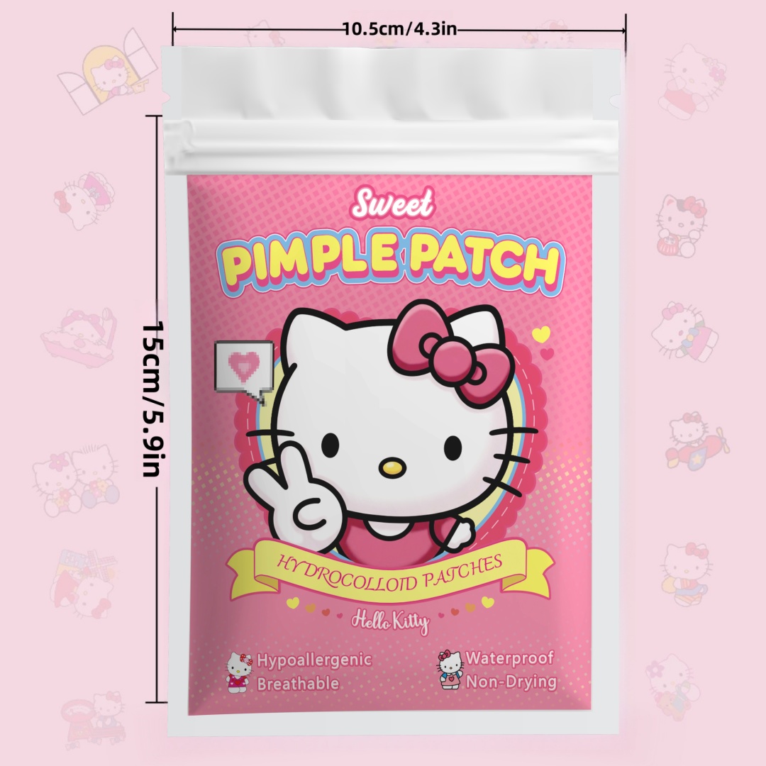 48/120PCS hello kitty acneplei - Hydrocolloid Pimple Patch recensie en prijs