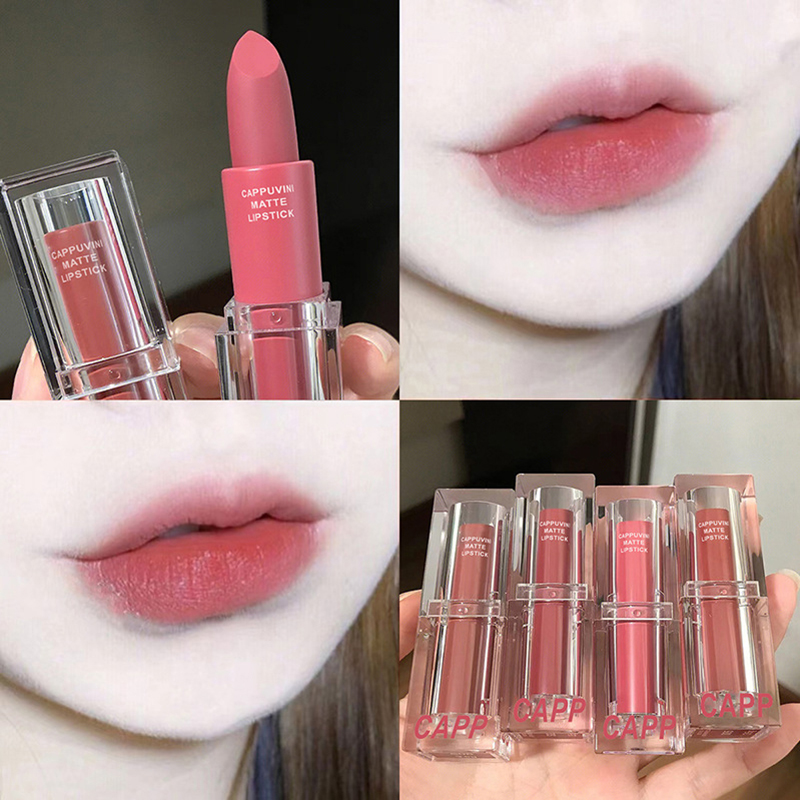 Transparante acryl lippenstift - Matte Velvet Lip Tint Long Lasting recensie en prijs