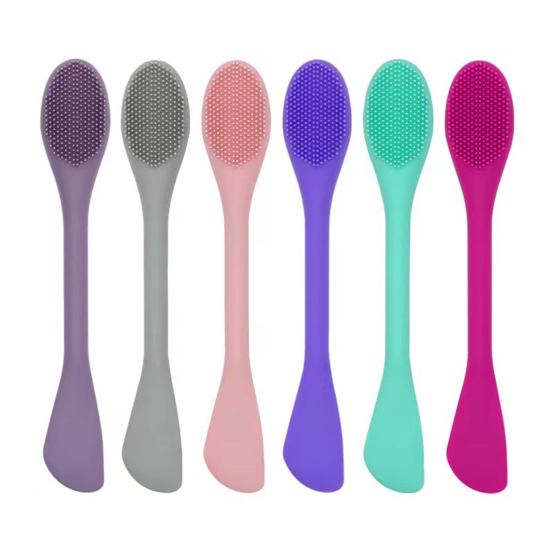 1PC dubbelkoppige siliconen ge - Silicone Face Scrubber Electric recensie en prijs