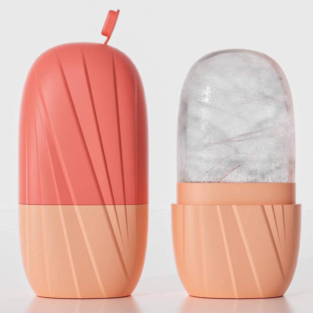 Esthetische gestreepte gezicht - Face Ice Roller Puffiness recensie en prijs