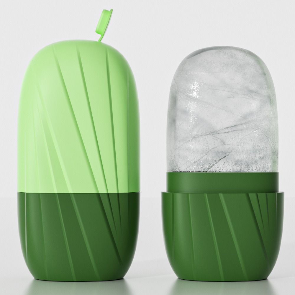 Esthetische gestreepte gezicht - Face Ice Roller Puffiness recensie en prijs