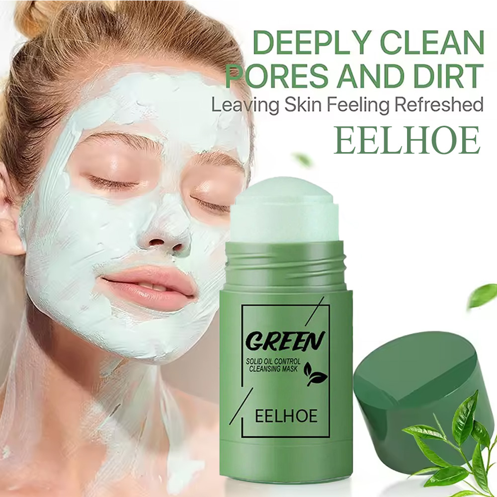 1 ~ 5PCS Groene Thee Klei Stok - Green Tea Cleansing Clay Mask recensie en prijs