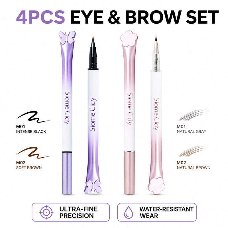 Siome Cidy 4-delige vloeibare  - Waterproof Liquid Eyeliner Pen recensie en prijs