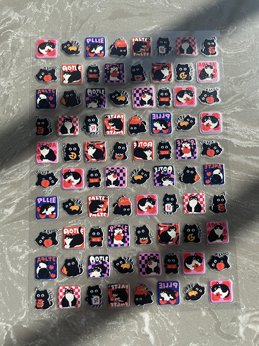 Mini PVC Kawaii patroonposter  - Nail Art recensie en prijs