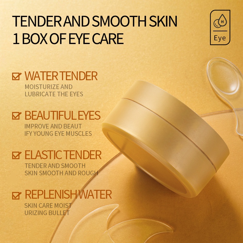 60 stks Gouden Collageen Avoca - Collagen Under Eye Patches recensie en prijs