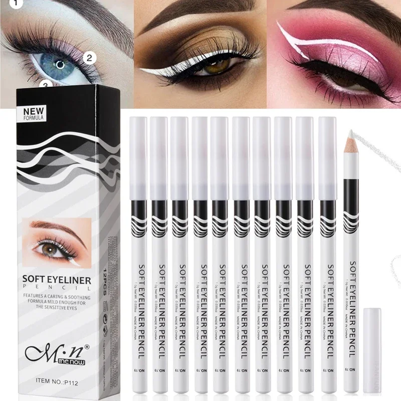 12 Stuks Witte Eyeliner Make-U - Waterproof Liquid Eyeliner Pen recensie en prijs