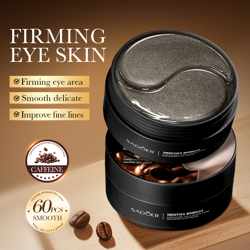 60 stks SADOER Cafeïne Kristal - Collagen Under Eye Patches recensie en prijs