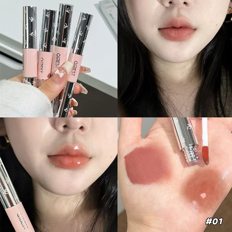 QIBEST Dubbelkop Matte Fluweel - Matte Velvet Lip Tint Long Lasting recensie en prijs
