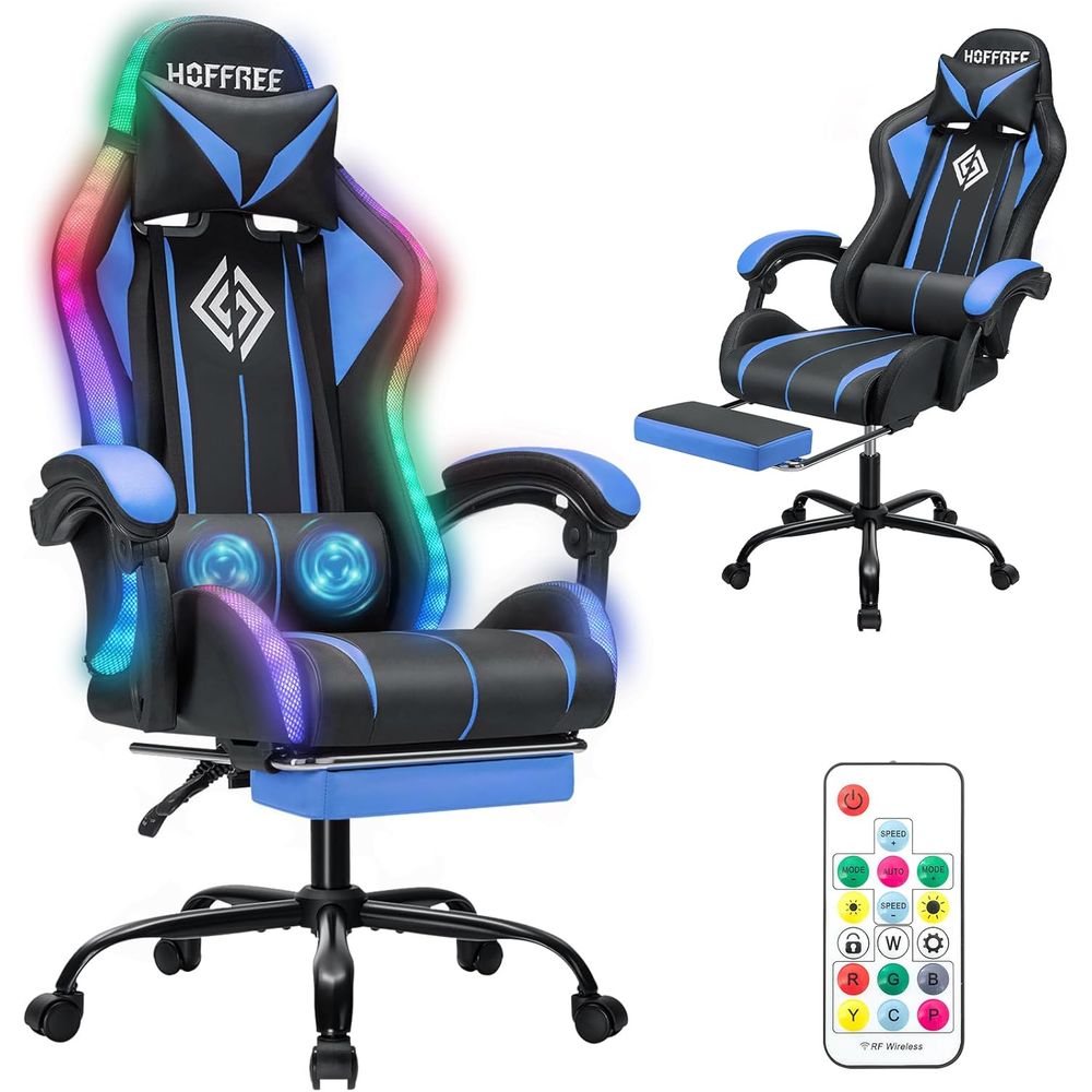 LED-gamingstoel met massage RG - Massage recensie en prijs
