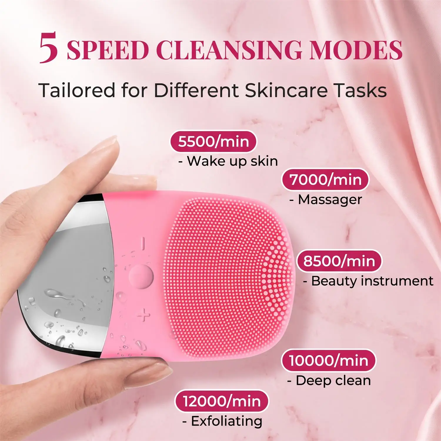 Elektrische siliconen gezichts - Silicone Face Scrubber Electric recensie en prijs