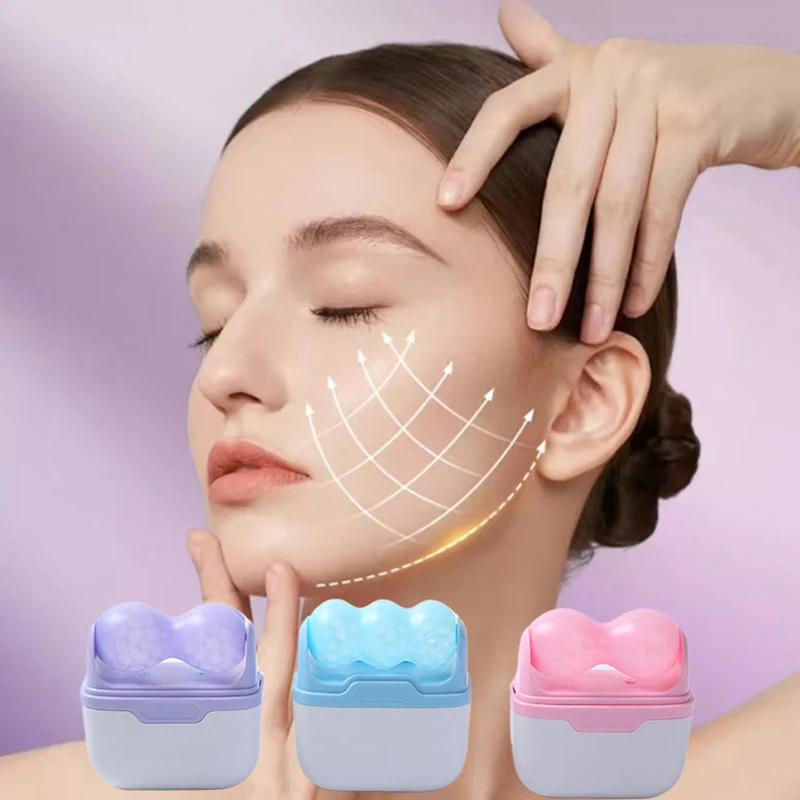 Dubbelkopige ijsroller voor ge - Face Ice Roller Puffiness recensie en prijs