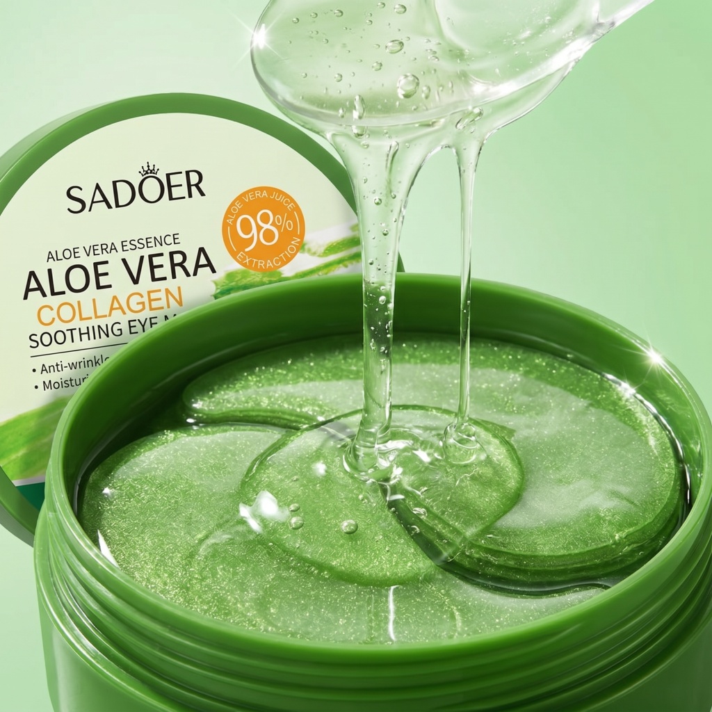 60pcs Aloë Vera Collageen Oogm - Collagen Under Eye Patches recensie en prijs