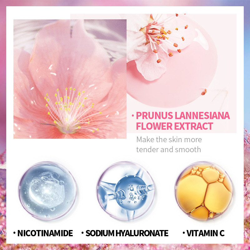 Laikou 8 Stuks Sakura Gezichts - Hyaluronic Acid Facial Serum recensie en prijs