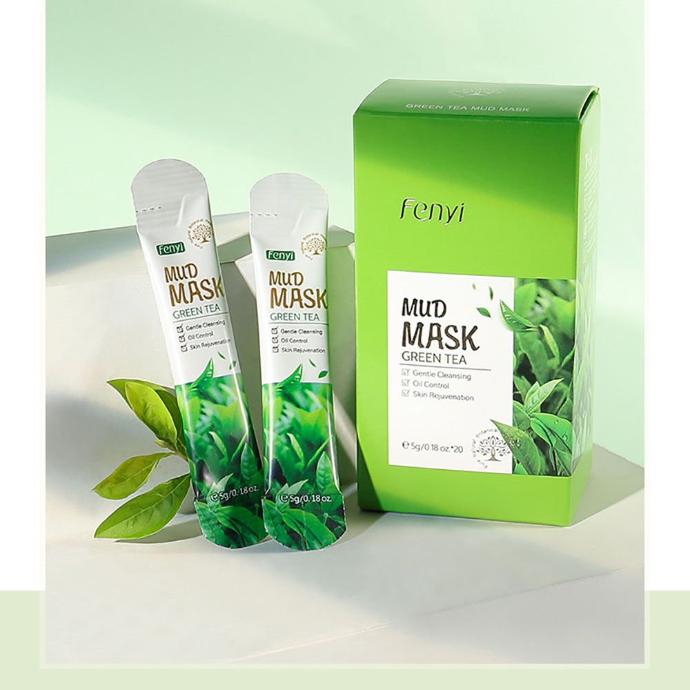 Fenyi Groene Thee Kleimasker 5 - Green Tea Cleansing Clay Mask recensie en prijs